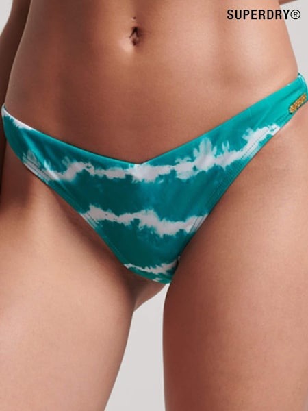 Superdry Tie Dye Green Code Bikini Bottoms (D18969) | €10