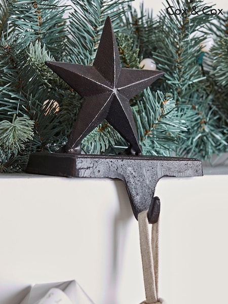 Cox & Cox Black Star Stocking Holder (D19728) | €21