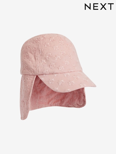 Vaaleanpunainen Broderie anglise - Legioonalainen 100% Cotton Hatut (3kk -10v) (D20052) | €11 - €14