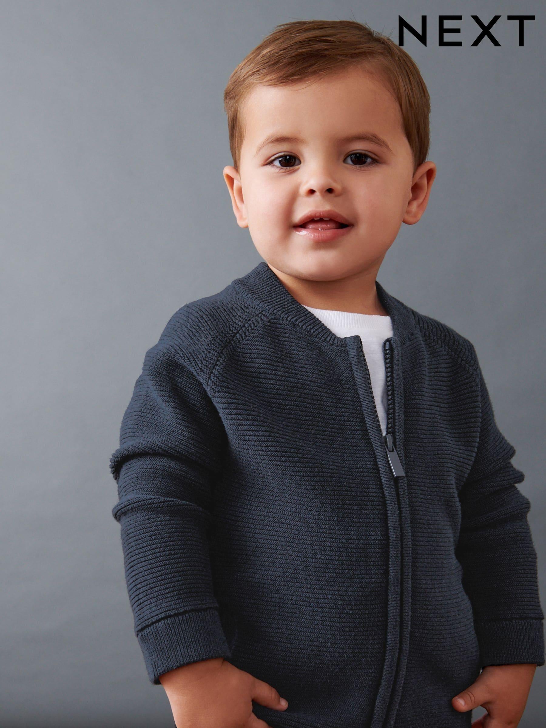 Navy baby cardigan uk cheap