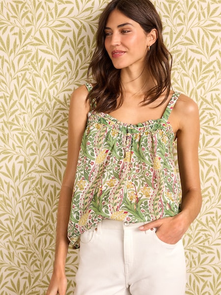 Morris & Co. Daffodil Green Sleeveless Cami Top (D21921) | €4