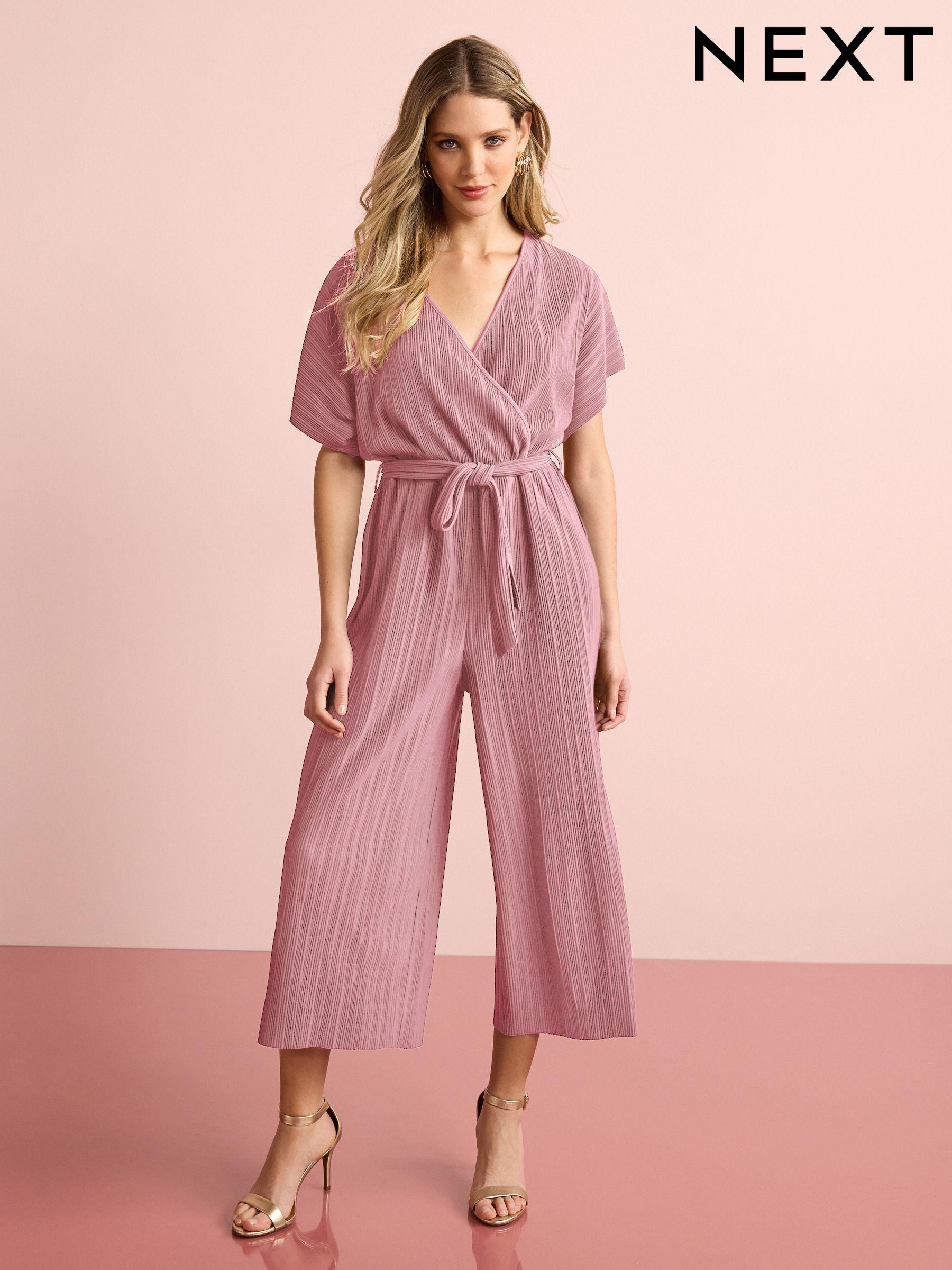 Next pink jumpsuit clearance