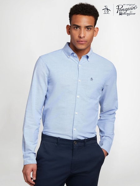 כחול שמיים - Original Penguin Oxford Shirt (D22469) | ‏327‏₪