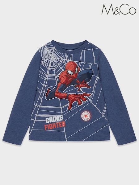 M&Co Blue Spiderman T-Shirt (D23562) | €4