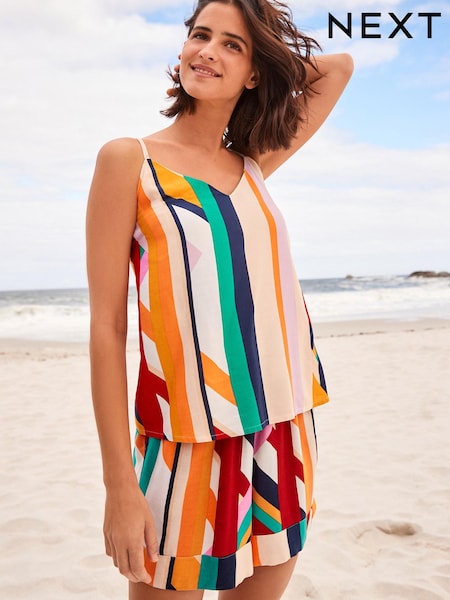 Stripe V-Neck Cami Top (D23841) | €10