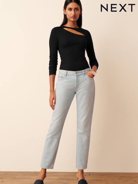 Denim Bleach Wash Slim Jeans (D24026) | €8