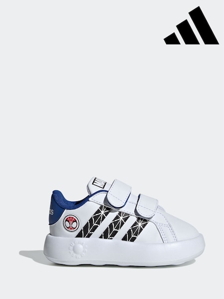 adidas Marvel's Spider-Man Grand Court Trainers (D24471) | ‏81 د.إ.‏