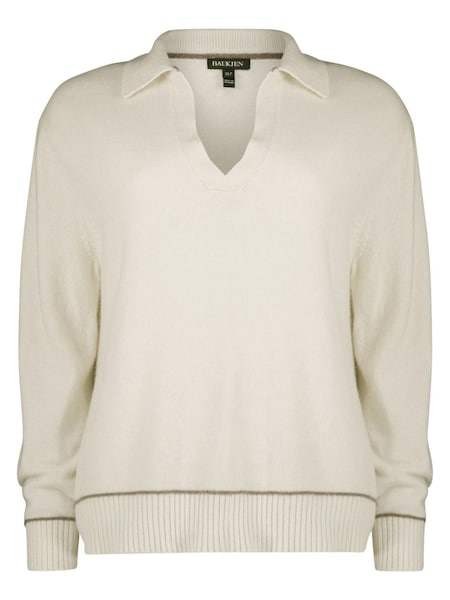 Baukjen Radana Eco-Cashmere White Knitted Jumper (D25301) | €108