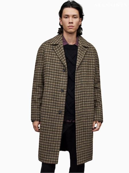 AllSaints Drumm Brown Coat (D25482) | 305 €