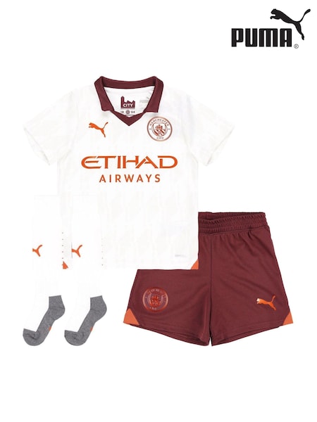 Puma White Manchester City Away 23/24 Minikit (D26087) | €73