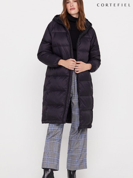 Cortefiel Blue Long Padded Coat (D26682) | €87
