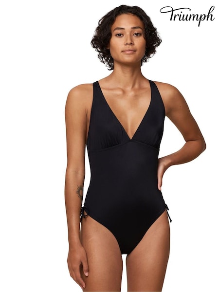 Triumph Black Padded Plunge Swimsuit (D28476) | € 22