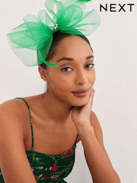 Зеленый - Fascinator Headband (D28792) | €9