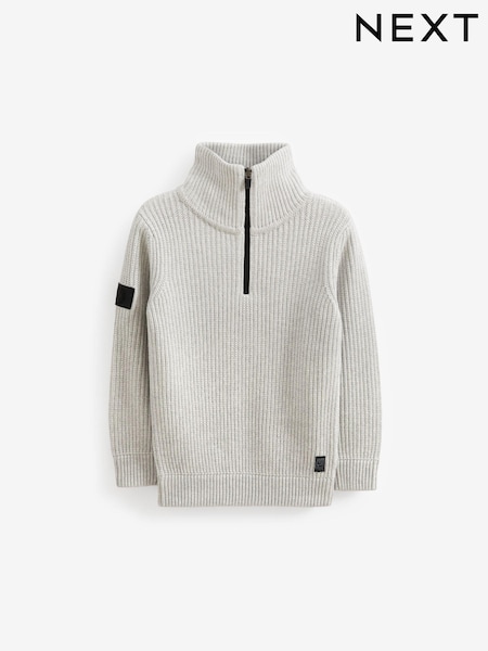 siva - Utility Zip Neck Jumper (3-16yrs) (D28817) | € 18 - € 23