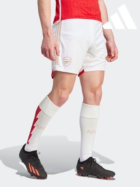 أصفر/أبيض - adidas Arsenal 23/24 Home Shorts (D28840) | ‏4 د.ك.‏