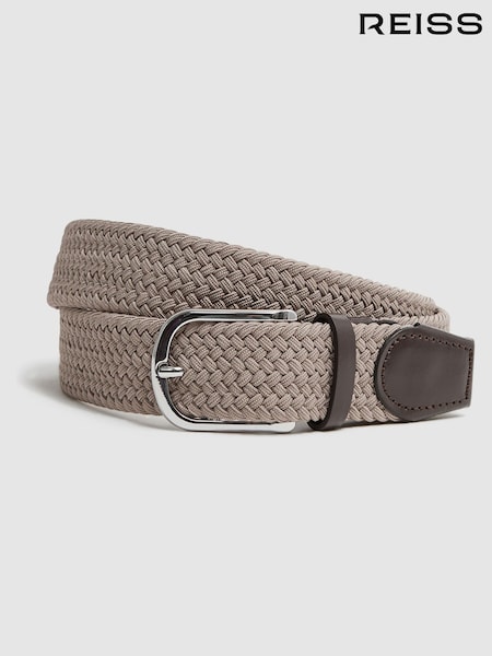 Stone - Reiss Elmont Woven Belt (D29796) | 90 €