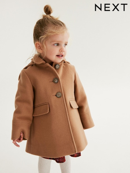 Camel Wool Mix Coat (3mths-7yrs) (D29827) | €15.50 - €19