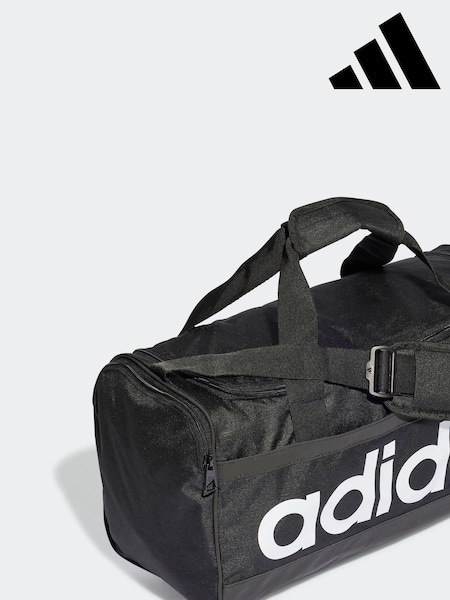 Negru - adidas Medium Esențiale Linear Duffel Bag (D30467) | 125 LEI