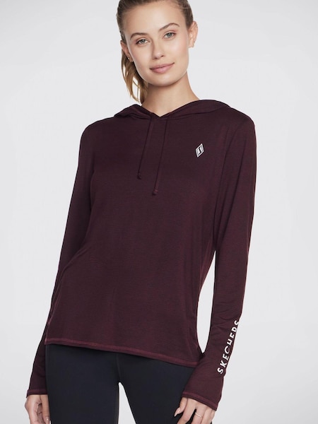 Skechers Purple Godri Harmony Stripe Hoodie (D30591) | €21