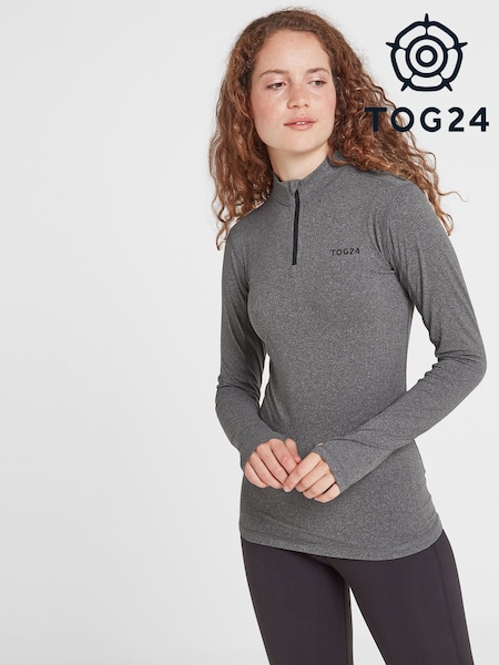 Harmaa - Tog 24 Snowdon Thermal vetoketjullinen T-paita (D30824) | €50