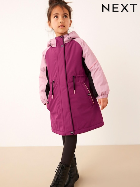 Berry Red Waterproof Parka (3-16yrs) (D30871) | €10 - €13