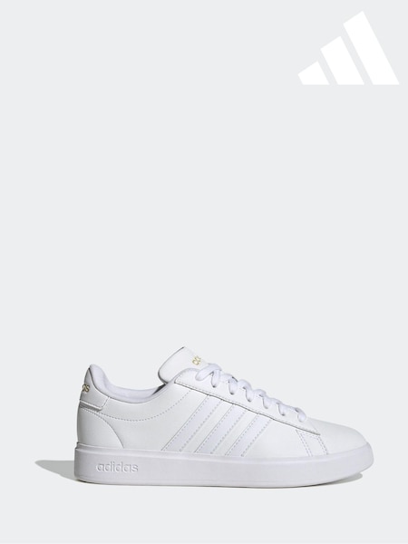 adidas Cream/white Grand Court 2.0 Trainers (D32237) | R$ 690