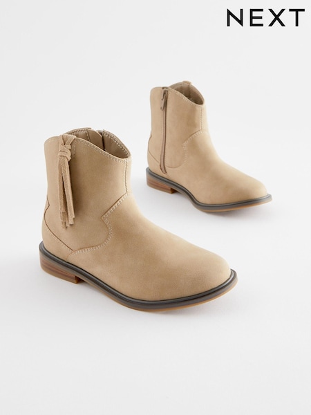 بني محايد - Western Tassel Boots (D32341) | ‏163 د.إ.‏ - ‏ 198‏ د.إ.