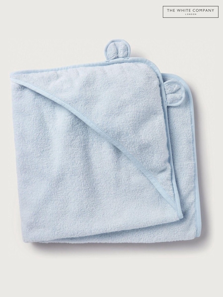 The White Company Boys Blue Bear Hooded 100% Cotton Towel (D32532) | ‏131‏₪ - ‏151‏ ₪