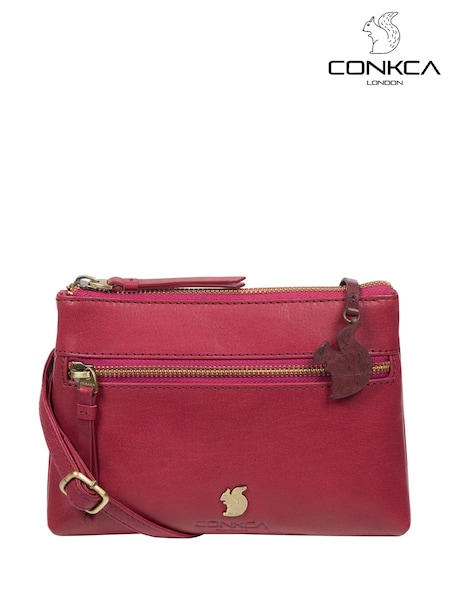 Conkca Blue Sweetie Leather Cross Body Bag (D32568) | OMR11