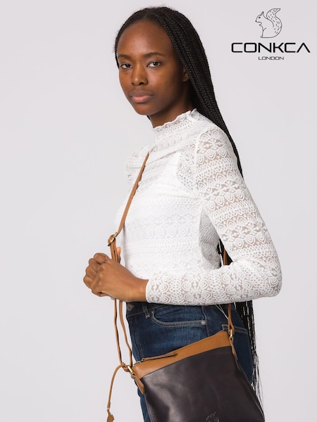 Conkca Nikita Leather Cross-Body Bag (D32746) | AED199