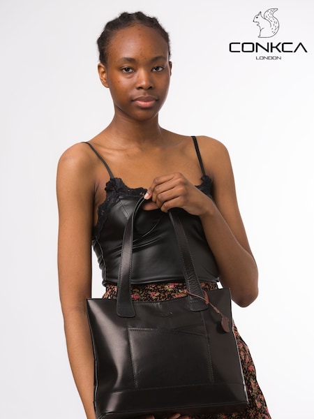 'Little Patience' Leather Tote Bag (D32754) | €87