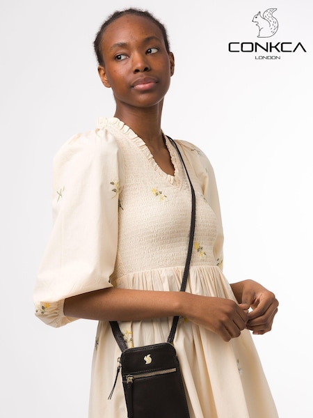 Conkca Bambino Leather Cross-Body Phone Bag (D32804) | €50