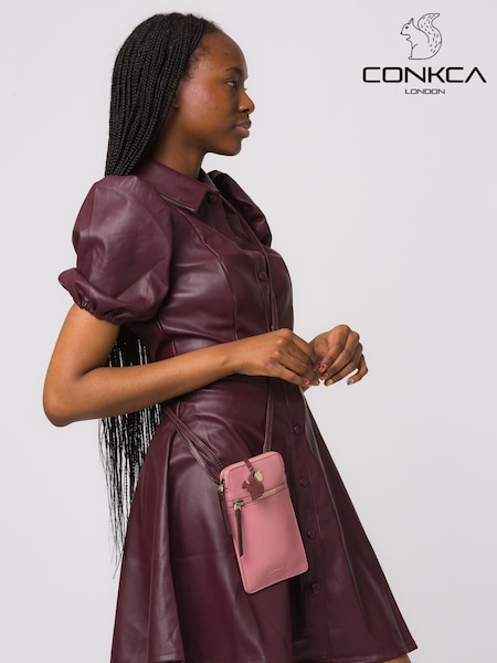 Conkca Bambino Leather Cross-Body Phone Bag (D32805) | €44