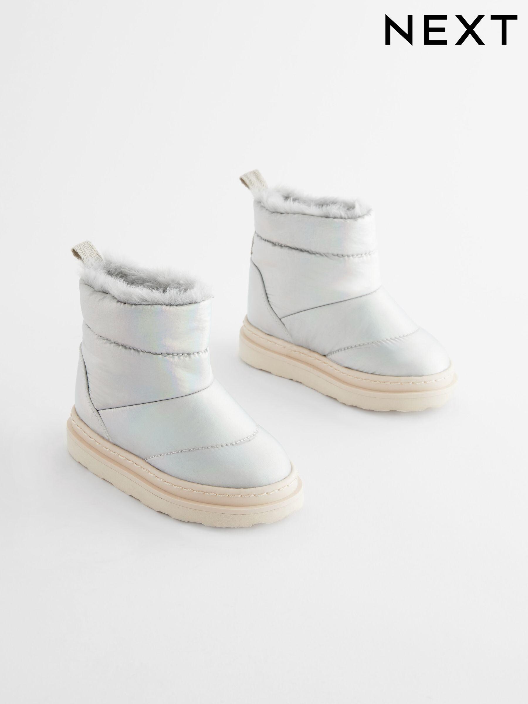Girls Boots Silver Casual Footwear Next Luxembourg
