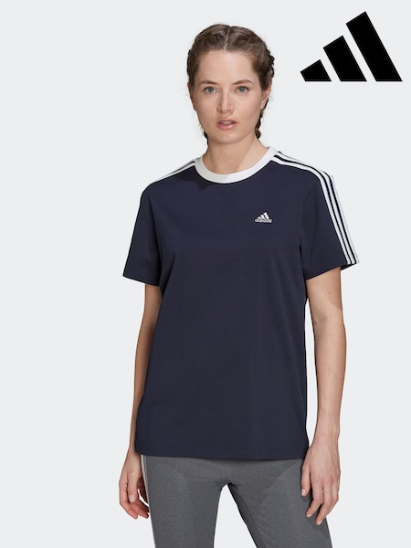 adidas Essentials 3-Stripes 100% Cotton T-Shirt (D33739) | 119 LEI