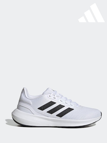 adidas Black/White Runfalcon 3.0 Trainers (D34010) | €31