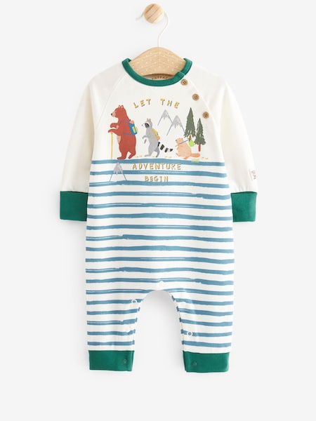 FatFace Cream Baby Bear Romper (D34170) | €8.50 - €10