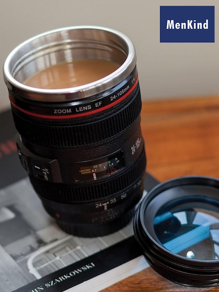 MenKind Camera Lens Mug With Lid (D34184) | €20