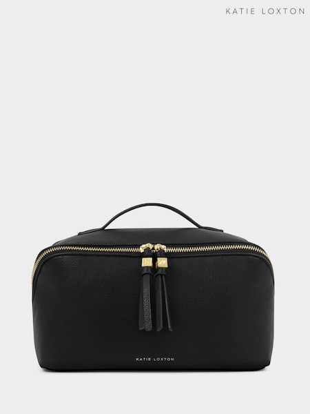 Black - Katie Loxton Soho Large Make Up / Wash Bag