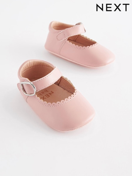 Pink Mary Jane Baby Shoes (0-24mths) (D34693) | EGP600