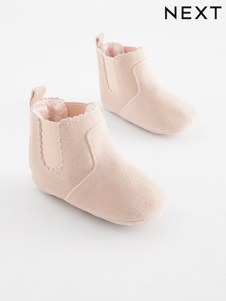 Rosafarbenes Leder - Chelsea Baby Boots (0-24mths) (D34702) | 10 €