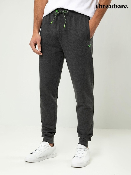 Gri - Blend Pantaloni de sport din bumbac Threadbare (D34766) | 149 LEI