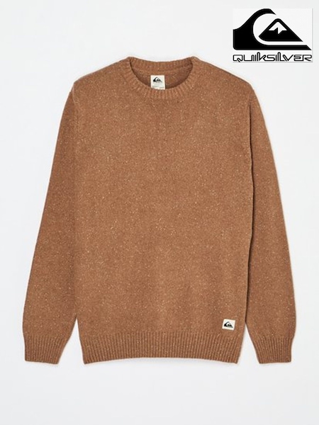 Brown - Regular Quiksilver Slow Song Neppy Jumper