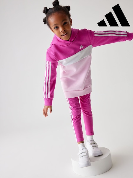 adidas Kids Sportswear Tiberio 3-Stripes Colorblock Fleece Leggings Set (D35368) | 20 €