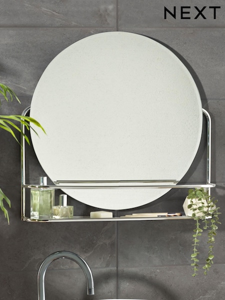 Moderna Shelf Storage Round Wall Mirror (D36102) | 41 190 тг