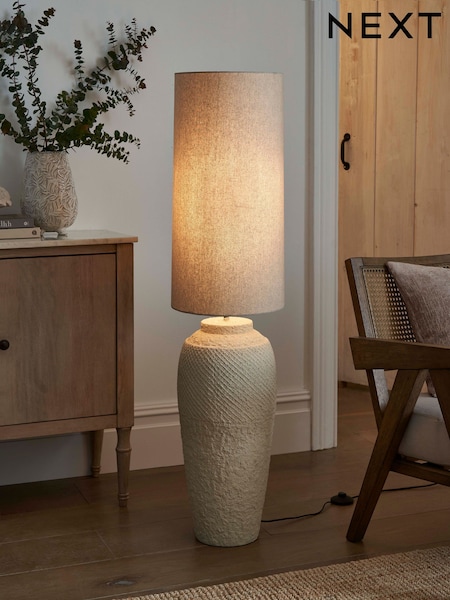 Ivory Cream Moreton Floor Lamp (D36219) | €212