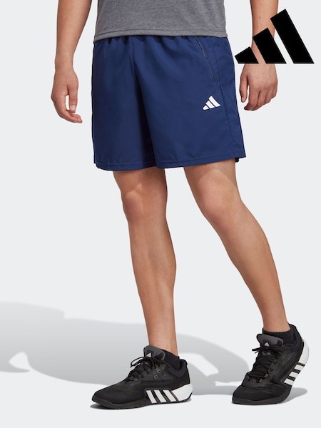 כחול  - Adidas Train Essentials Woven Training Shorts (D36877) | ‏116‏₪