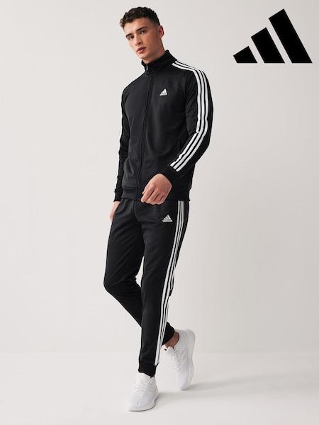 أسود - Adidas 3-stripe Tricot Tracksuit (D36887) | ‏349 د.إ.‏