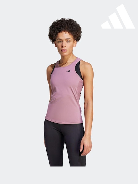 adidas Pink Performance Running Own The Run Vest Top (D36979) | €18.50