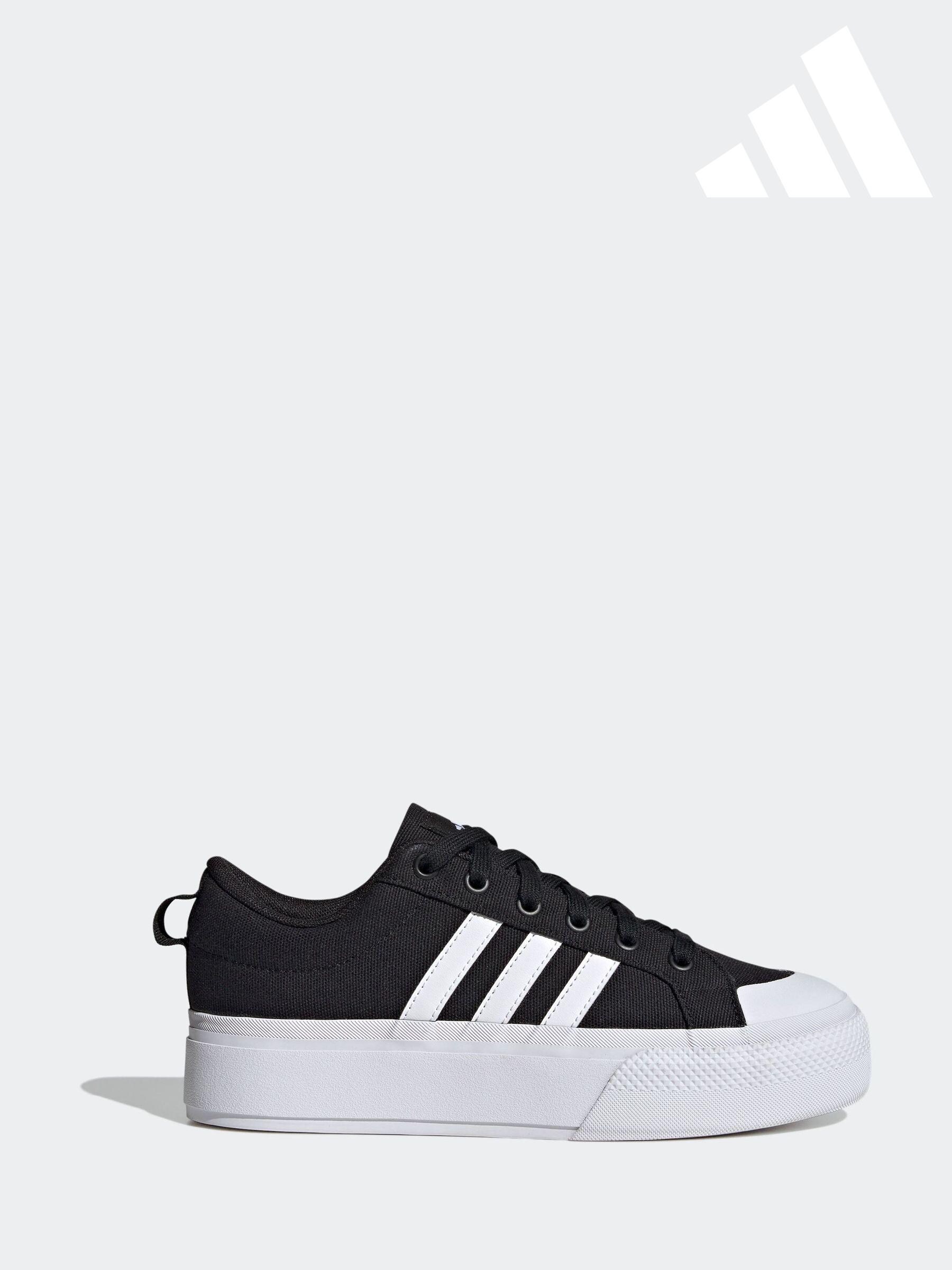 Black and white adidas womens trainers new arrivals